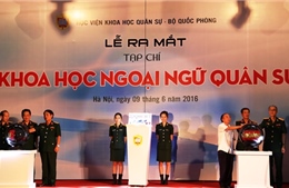 Ra mắt tạp chí Khoa học Ngoại ngữ Quân sự