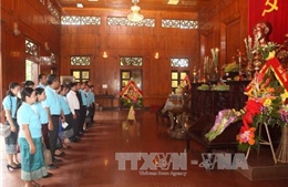 Đoàn công tác của TTXVN và TTX Lào làm việc tại Nghệ An