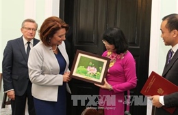 Phó Chủ tịch nước Đặng Thị Ngọc Thịnh hội kiến Phó Chủ tịch Hạ viện Ba Lan