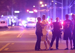 Hiện trường vụ xả súng tại Orlando