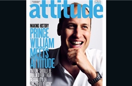 Hoàng tử William lên trang bìa tạp chí đồng tính Anh