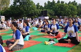 Việt Nam tham gia Ngày lễ Yoga thế giới tại Ấn Độ