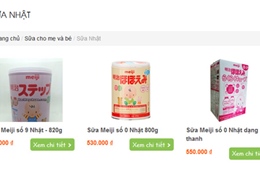 Sữa Nhật nhập khẩu đạt tiêu chuẩn Việt Nam