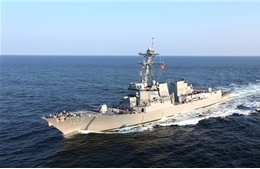 Tàu chiến Nga, Mỹ suýt va chạm ở Địa Trung Hải