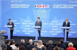 Nguyên thủ Mỹ, Canada và Mexico khẳng định vai trò của NAFTA