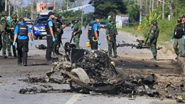 Liên tiếp đánh bom, phóng lựu đạn ở miền nam Thái Lan