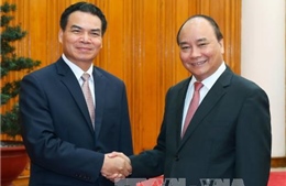 Thủ tướng tiếp Bộ trưởng Chủ nhiệm Văn phòng Thủ tướng Lào 