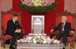 Tổng Bí thư Nguyễn Phú Trọng tiếp Thủ tướng Slovakia