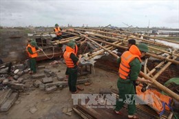 Nam Định thiệt hại nặng do bão, một CSGT bị thương