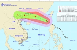 Bão số 2 sẽ vào Quảng Tây (TQ), gây mưa lớn Bắc Bộ