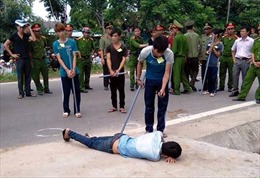 Chiến sỹ công an Hà Nội bị đánh tử vong  
