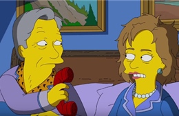Nhà Simpson bỏ phiếu cho bà Clinton