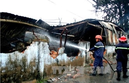 Lửa thiêu rụi 26 phòng làm việc ở Huyện ủy Vân Hồ, Sơn La