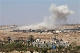 6 máy bay ném bom chiến lược Nga oanh kích IS ở Syria 