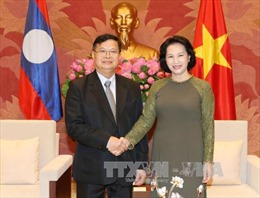 Chủ tịch Quốc hội tiếp Phó Chủ tịch Quốc hội Lào 