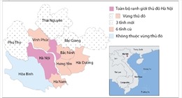 Vùng thủ đô Hà Nội có thêm 3 tỉnh mới