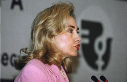 "Tuyên ngôn" năm 1995 xây dựng hình ảnh bà Hillary trước thế giới