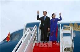 Chủ tịch nước và Phu nhân thăm cấp Nhà nước tới Brunei Darussalam