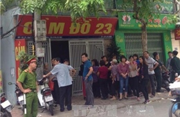 Bắt tạm giam nghi phạm vụ trọng án ở phường Dịch Vọng Hậu 