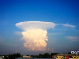 Mây hình nấm như nổ hạt nhân khiến người Nga kinh sợ