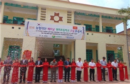 Ngân hàng NongHyup tài trợ xây trường học, nhà văn hoá ở Thái Nguyên