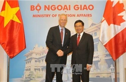 Phó Thủ tướng Phạm Bình Minh hội đàm với Bộ trưởng Ngoại giao Canada