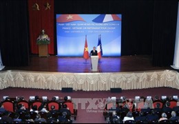 Tổng thống Hollande nói về "tương lai chung của Pháp-Việt Nam"