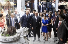 Tổng thống Pháp đánh giá cao nỗ lực bảo tồn khu phố cổ Hà Nội