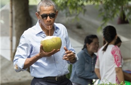 Hình ảnh dung dị của Tổng thống Obama tại Lào