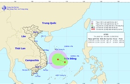 Tin mới nhất về áp thấp trên Biển Đông