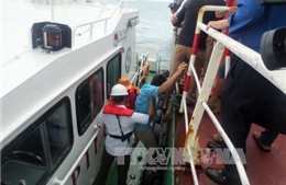 Hà Tĩnh đưa 5 ngư dân gặp nạn vào bờ an toàn