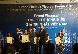 Vinacafé Biên Hoà có giá trị thương hiệu vô hình lớn nhất Việt Nam 2016
