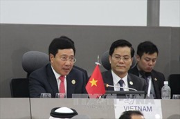 Phó Thủ tướng Phạm Bình Minh tiếp xúc với lãnh đạo các nước