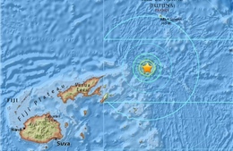 Động đất mạnh ngoài khơi Fiji, Tonga
