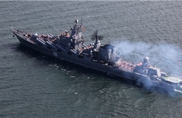 Tàu chiến Nga phóng tên lửa trên biển Barent