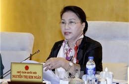 Chủ tịch Quốc hội Nguyễn Thị Kim Ngân bắt đầu thăm chính thức Lào