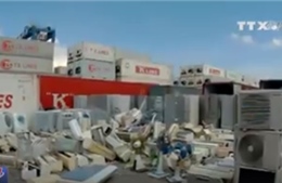 Thu giữ 3 container hàng điện máy nhập lậu tại Tân Cảng