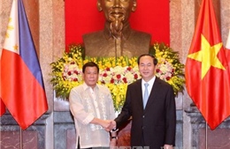 Chủ tịch nước Trần Đại Quang hội đàm với Tổng thống Philippines