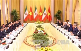 Chủ tịch nước Trần Đại Quang hội đàm với Tổng thống Iran