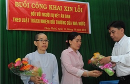 Huyện Tháp Mười xin lỗi vụ kết án oan chị em Kim Phụng-Tuyết Loan