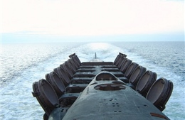 Tàu ngầm Nga phóng tên lửa đạn đạo liên lục địa trúng đích