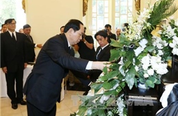Chủ tịch nước viếng Nhà Vua Thái Lan Bhumibol Adulyadej