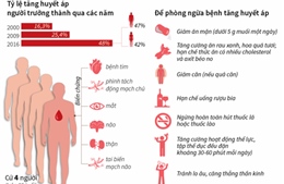 50% người Việt trưởng thành bị bệnh tăng huyết áp