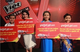 Quán quân và Á quân Giọng hát Việt nhí 2016 được bay miễn phí Vietjet