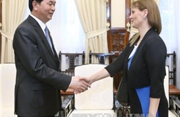Chủ tịch nước Trần Đại Quang tiếp Đại sứ Israel chào xã giao