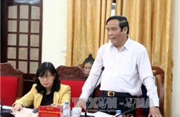 Đoàn kiểm tra của Bộ Chính trị làm việc tại Nghệ An