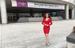 Hoa hậu Kim Hồng được chào đón nồng nhiệt tại Mrs. World 2016