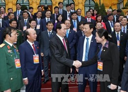 Chủ tịch nước Trần Đại Quang gặp mặt đại biểu tiêu biểu ngành than 