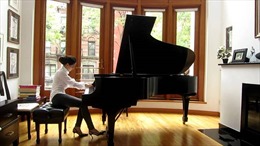 Nguyễn Thị Châu Giang, cây dương cầm vẽ tranh ở Mỹ 