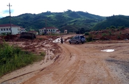 Quốc lộ 40B đoạn qua tỉnh Kon Tum chưa được nâng cấp đồng bộ